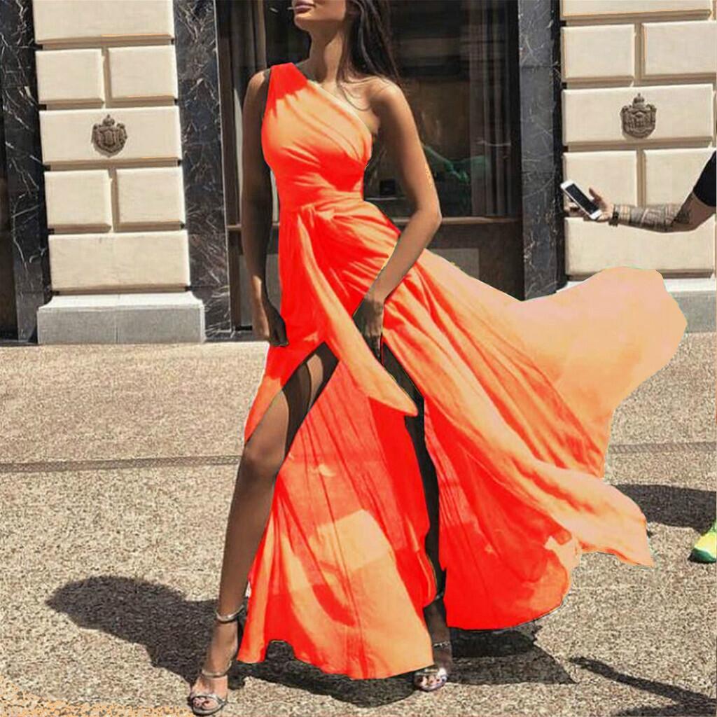 Europäisches und amerikanisches sexy Big Swing Chiffonkleid