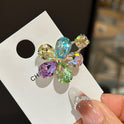 Fantasy Kristall Blumen Exquisite Seite Haarspangen