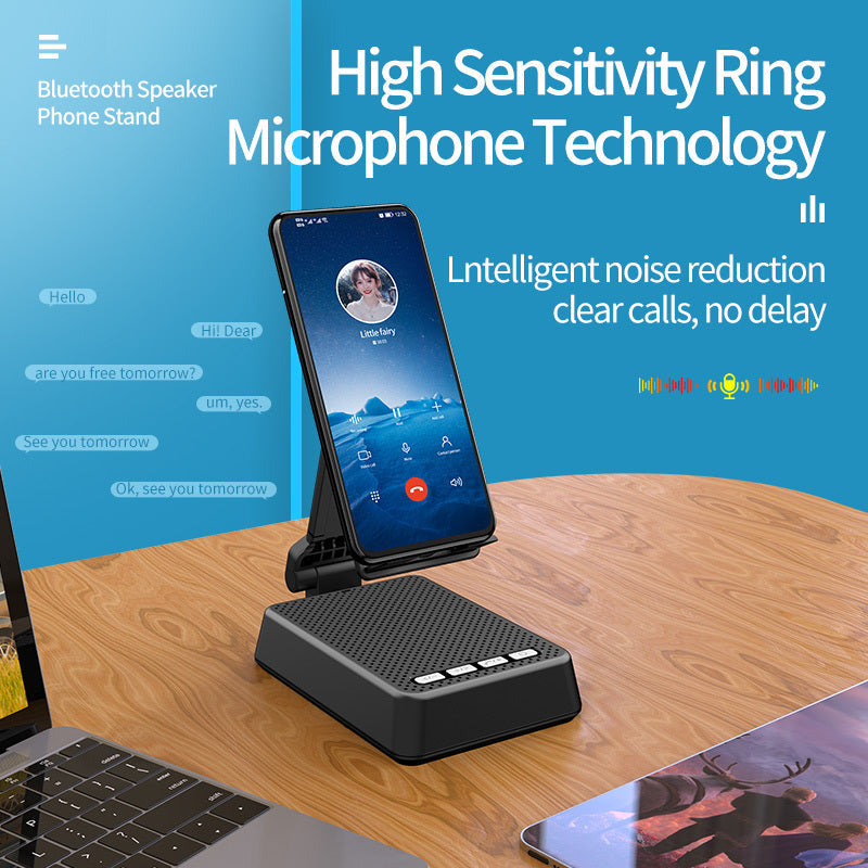 Handy Smart Broadcaster Stand Drahtlose Bluetooth Lautsprecher Gerät HD Mic Starke Sound Feld Für Live Broadcast Schreibtisch Halter