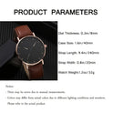 Herren-Quarzuhr, vielseitiges Perlenarmband