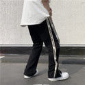 High Street Gerade, lockere, lässige, bodenlange Hose