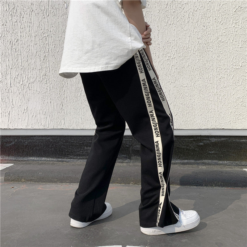 High Street Gerade, lockere, lässige, bodenlange Hose
