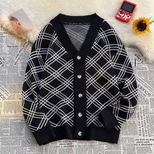 Japanischer Pullover für Herren im Idle-Stil für den Herbst