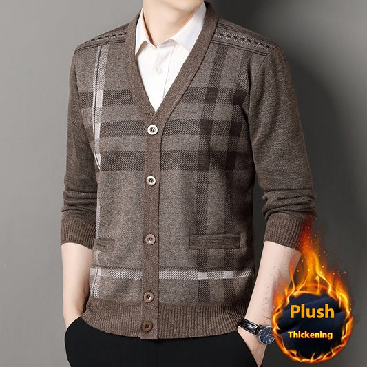 Wollstrickjacke, locker lässig