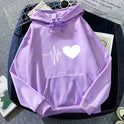 European And American Plus Velvet Hoodie Sweaters Women's Clothing Autumn Winter Coat Loose