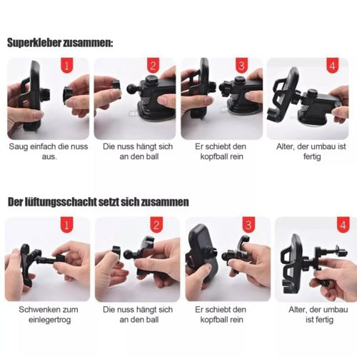 Handyhalterung Auto Armaturenbrett Universal KFZ Handy Smartphone Navi Halter