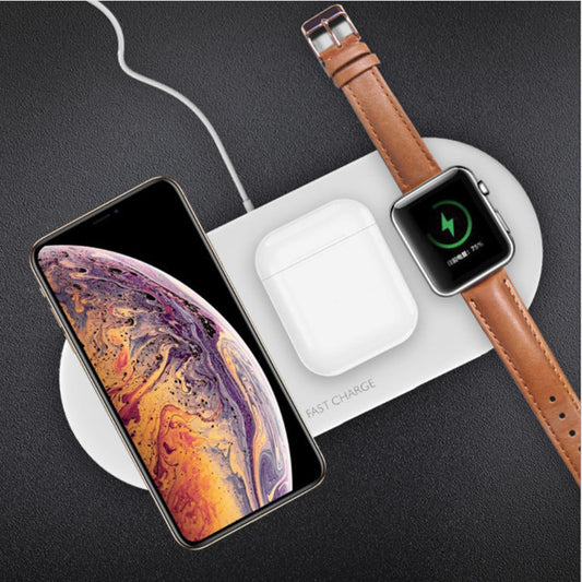 Kompatibel mit Apple, Mobiltelefon-Desktop-Drahtlosladegerät 3-in-1-iWatch-Ladegerät