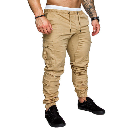 Herren Freizeithose aus gewebtem Stoff Korsetthose 