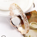 Strass Mode Damenuhr Quarz Stahlband