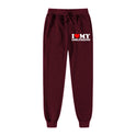 Lässige Jogginghose mit Buchstaben-Print „I LOVE MY GIRLFRIEND“