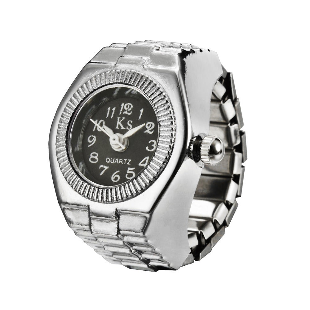 Einfache All-Match-Ringuhr Legierung Kreative Uhr