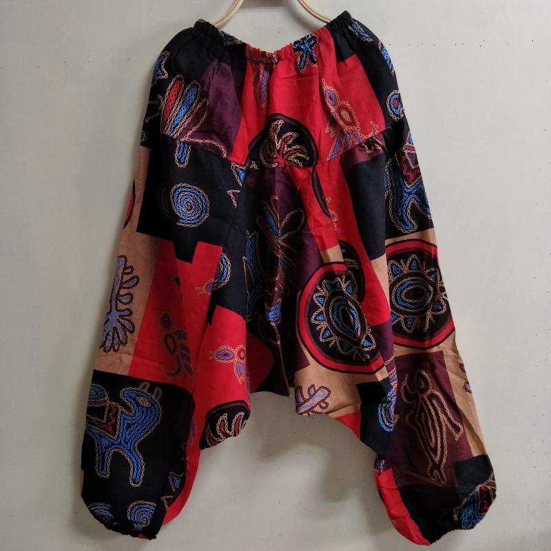 Trendy Plus Size Loose Lantern Herren- und Damenhose mit großem Schritt