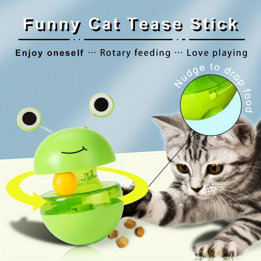 Haustiere Katzenspielzeug Frosch Tumbler Lebensmittel Dropping Ball Haustier Produkte