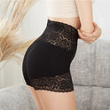 Boxershorts mit hoher Taille und Spitze
