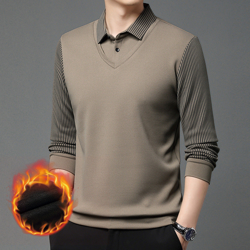 Lässiger, vielseitiger, zweiteiliger, langärmeliger Pullover