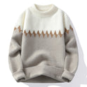 Neue Rundhals-Strickwaren für Herren im Herbst und Winter
