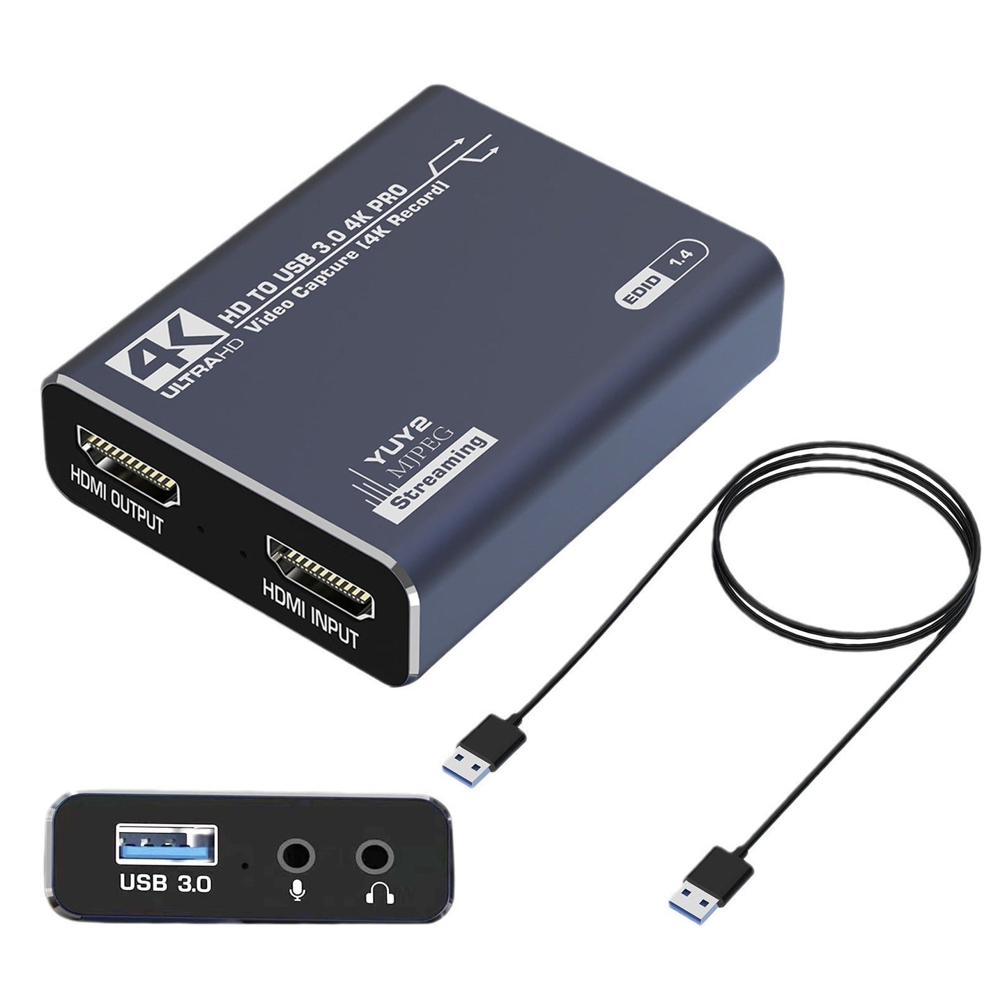 4K-Gaming-Set-Top-Box mit Audioaufzeichnung
