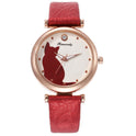 Damenmode Casual Diamant Quarzuhr
