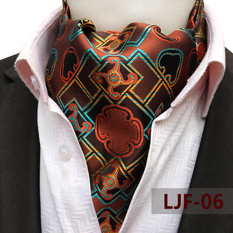Herrenschal Jacquard Polyester Modisch und warm