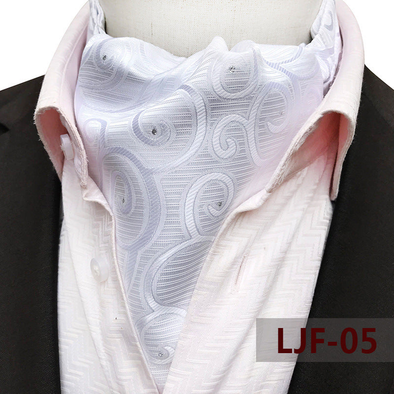 Herrenschal Jacquard Polyester Modisch und warm