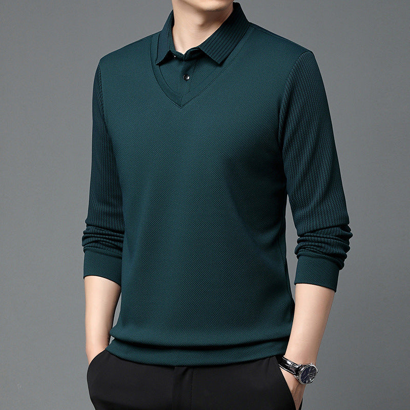 Lässiger, vielseitiger, zweiteiliger, langärmeliger Pullover