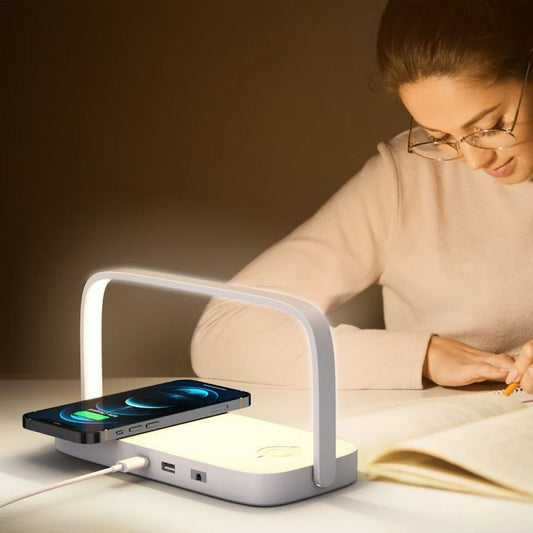 Drei-in-eins-Handy-Wireless-Ladegerät Kleine Nachtlampe