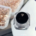 Außenhandel Produkte Rose Gold Metall Ultra-dünne Zahn-dekoration Strass 3 PCsbox Metall Hohl Scheibe Zähne
