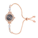 Dekorative ausziehbare Armbanduhr mit Diamant-Zifferblatt