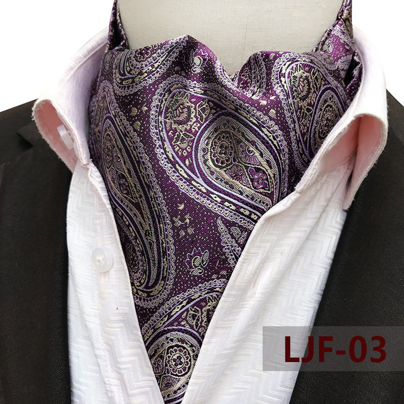 Herrenschal Jacquard Polyester Modisch und warm
