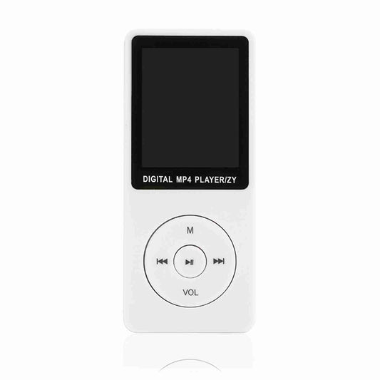 MP4-Player, 1,8-Zoll-Bildschirm, ultradünn, zum Einstecken, wiederaufladbar, tragbarer Musik-Player für Unterhaltungslernen