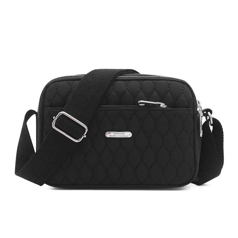 Rhombus Kreative Mode Einfarbig Große Kapazität Schulter Messenger Tasche