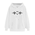 Fleece-lined Hoodie Sweater Couple's Tops Loose
