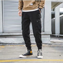 Overalls für Herren im amerikanischen Retro-Stil, lässig, lockere, verkürzte Hose, mehrere Taschen, Knöchelriemen