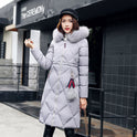Winter frauen Kleidung Koreanischen Stil Baumwolle-gepolsterte Overknee Verlängert