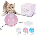 Elektrisches Katzenspielzeug, Spielzeugball, LED-Feder, necken Sie Katzenball, Katze selbst, hallo necken, Katzenstab, USB wiederaufladbar, necken Sie Katzenbedarf 