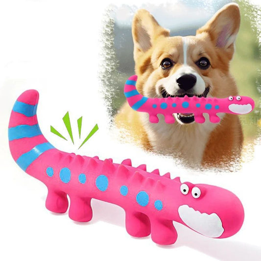 Kauspielzeug für Hunde aus Latex, Eidechse, quietschendes Haustierspielzeug für kleine und mittelgroße Hunde, interaktives, lustiges Hundetrainingsspielzeug, Heimtierbedarf 