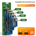 USB30 Solid-State-Festplattenkartusche NGFF-Schnittstelle zu USB30 SSD aus Aluminiumlegierung