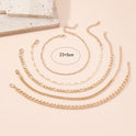 Einfache Retro Kette Fußkettchen Weibliche Kreative