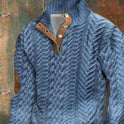 Frühling und Herbst Reißverschluss Digitaldruck Herrenpullover
