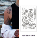 Halbarm Kräuter Tattoo Aufkleber Saft süße Cartoon-Figur dauerhaft nicht reflektierend
