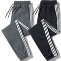 Herrenmodetrends Harlan Drei-Streifen-Hosen Lässige lange Hosen