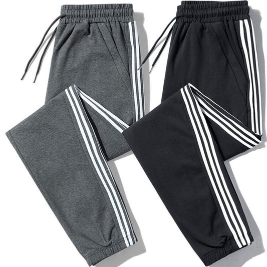 Herrenmodetrends Harlan Drei-Streifen-Hosen Lässige lange Hosen