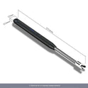 Metal Windproof USB Charging Arc Pulse Burning Torch 360 Degree Hose Candle Gas Range Igniter