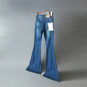 Sexy Jeans mit weitem Bein und schmaler Passform und mittlerer Taille für Damen