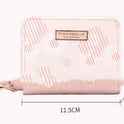 Neu Kreative Hazy Blume frauen Brieftasche Zipper