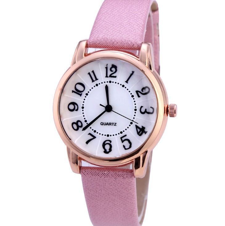 Drop Shipping Frauen Einfache Zifferblatt Armbanduhren Casual Mode Luxus Lederband Quarz Uhren Uhr Relogio Feminino