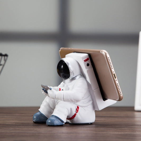 Einfacher Astronauten-Handyständer, Studenten-Desktop-Halter, süßer Raumfahrer-Handyhalter, kreatives Geschenk, kleine Schreibtisch-Dekoration