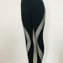 Reflective Leggings Glow in the Dark Night Light Laser Stripes Fitness Yoga Pants Tights Tracksuit Women