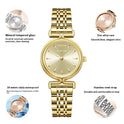 Damen Retro Mesh Armband Uhr Outdoor All-Matching