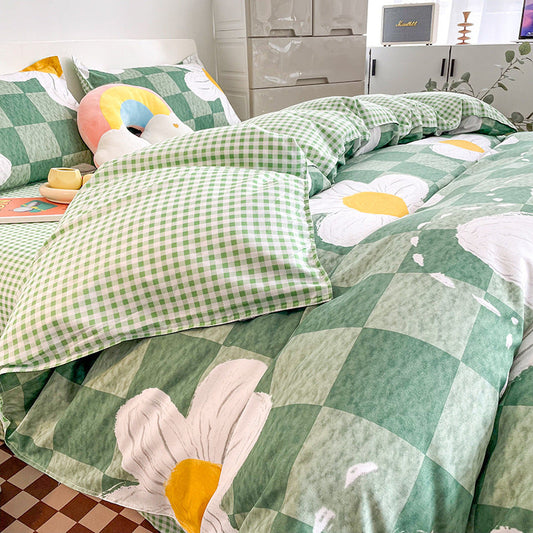 Hautfreundliches 4-teiliges Set aus Aloe-Baumwolle